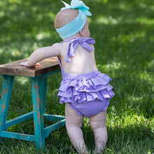 Ruffle Butt Summer Romper - Lavender Clearance