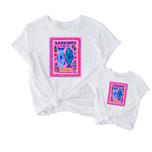 Matching Mama and Mini  Sardine Girl Summer - Sardines Stamp