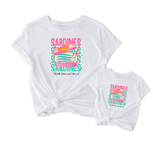 Matching Mama and Mini  Sardine Girl Summer - Sardines