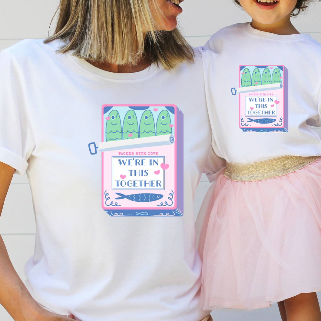 Matching Mama and Mini  Sardine Girl Summer - We're In It Together
