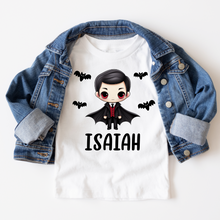 Personalized Kids Halloween T Shirt - Vampire