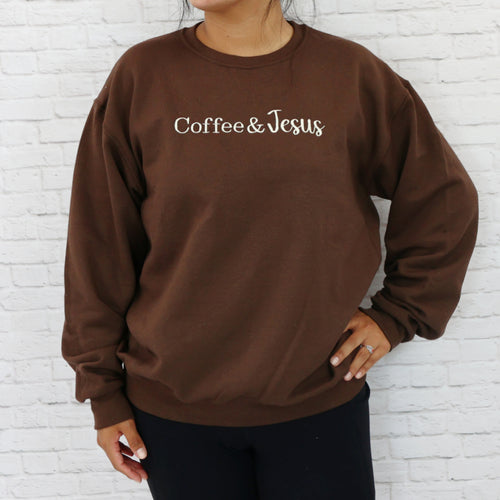 Coffee and Jesus Sweatshirt