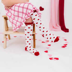 True Love Lace Top Knee High Sock