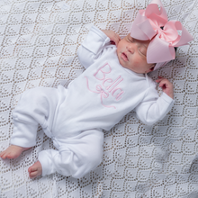 Baby Girl Personalized Bow Outfit - Coquette