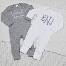 Personalized Baby Outfit - 2 Piece Sleeper Set  0-3M SET