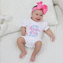 Baby Girls Bubble Romper  -   Chinoiserie Toile Romper ONLY