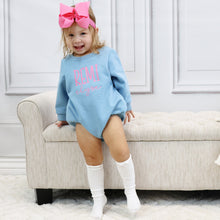 Personalized Toddler Girl Sweatshirt - Light Blue