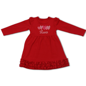 Personalized Girl's Valentine's Day Dress