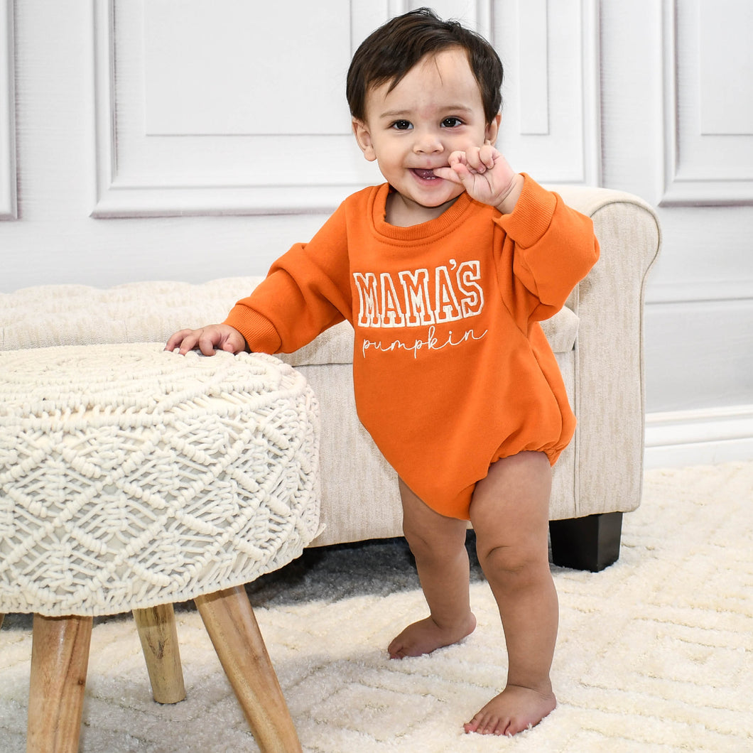 Mama's Pumpkin Bubble Sweatshirt