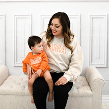 Mama's Pumpkin Matching Mama and Baby Sweatshirt