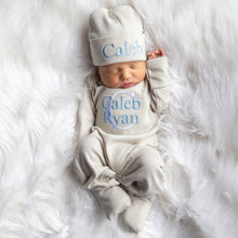 Personalized Baby Boy Outfit - Sandstone