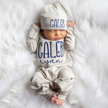 Custom Baby Boy Outfit - Sandstone