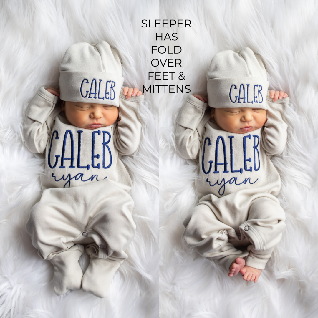 Sleepers with fold over feet hotsell