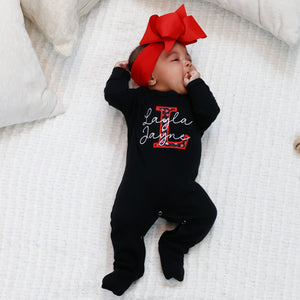 Personalized Baby Girl Valentine's Day Outfit