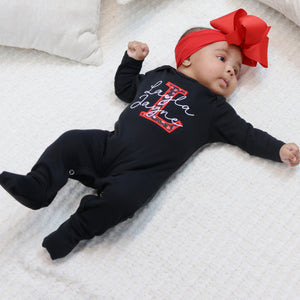 Personalized Baby Girl Valentine's Day Outfit