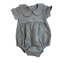 Unisex Peter Pan Collar Bubble Romper