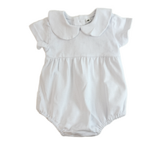 Unisex Peter Pan Collar Bubble Romper