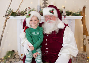 Two-Piece Personalized Boy's Christmas Pajamas