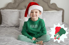 Two-Piece Personalized Boy's Christmas Pajamas