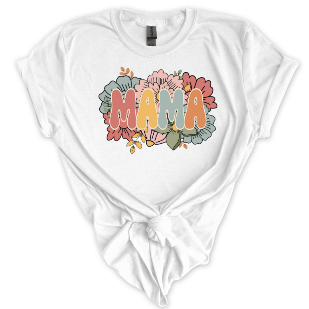 Mama - Mom T-Shirt Floral