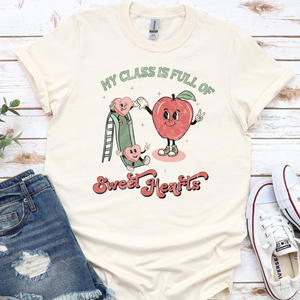 Women's Valentine's Day T Shirt- Class Full Of Sweethearts