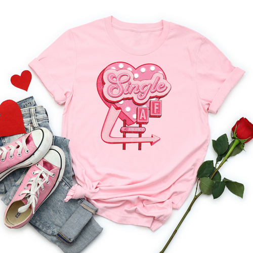 Women's Valentine's Day T Shirt- Single