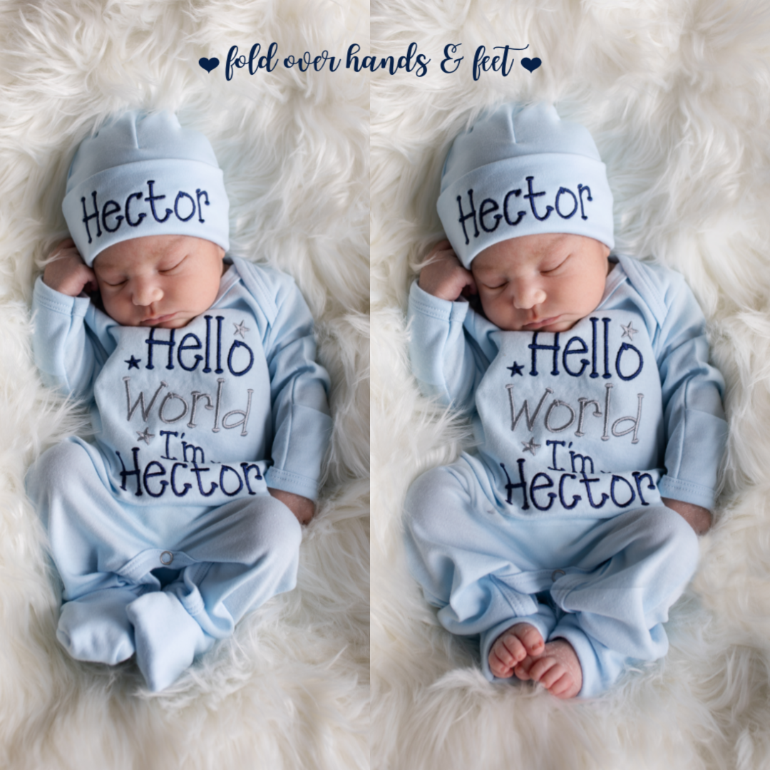 Baby Boy Clothes Boy Clothing Baby Boy Outfit Personalized Boy Outfits Baby  Boy Coming Home Outfit Newborn Boy Clothes - Etsy