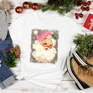 Vintage Santa Women's Christmas T Shirt