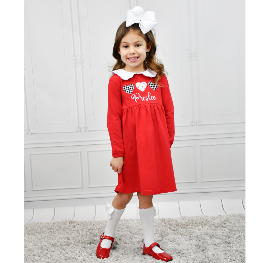 Valentine dress for girl cheap