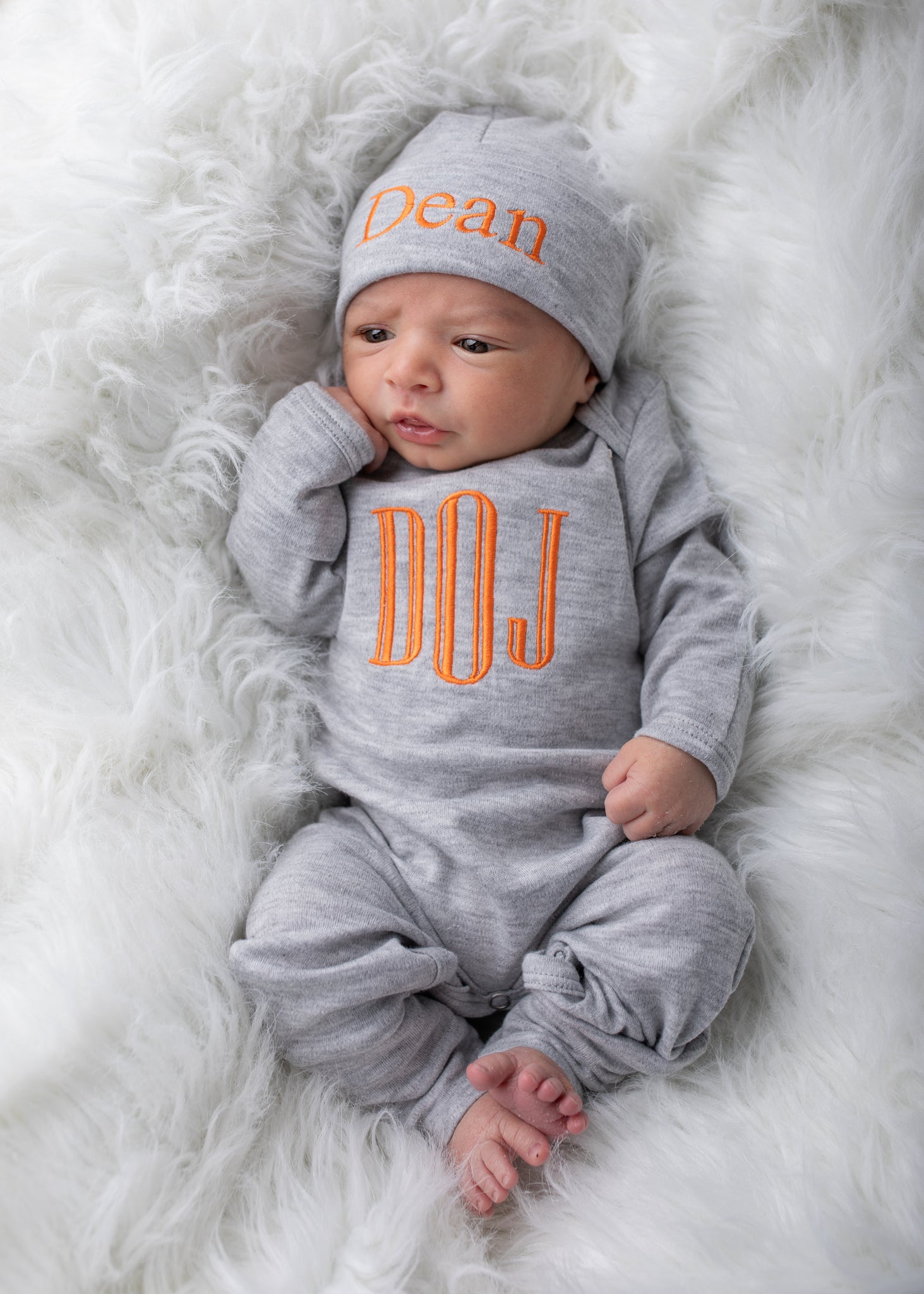 Baby Boy Personalized Coming Home Outfit – Junie Grace