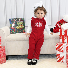 Monogrammed Girls Christmas Outfit