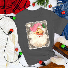Vintage Santa Women's Christmas T Shirt