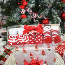 Baby Christmas Sock 3 Pack- Red & White Set
