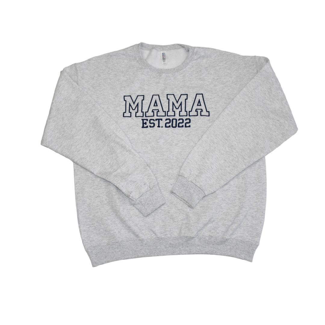 Mama Est. Sweatshirt - Gray – Junie Grace