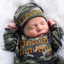3 Piece Baby Boy Gift Set with Blanket - Camo