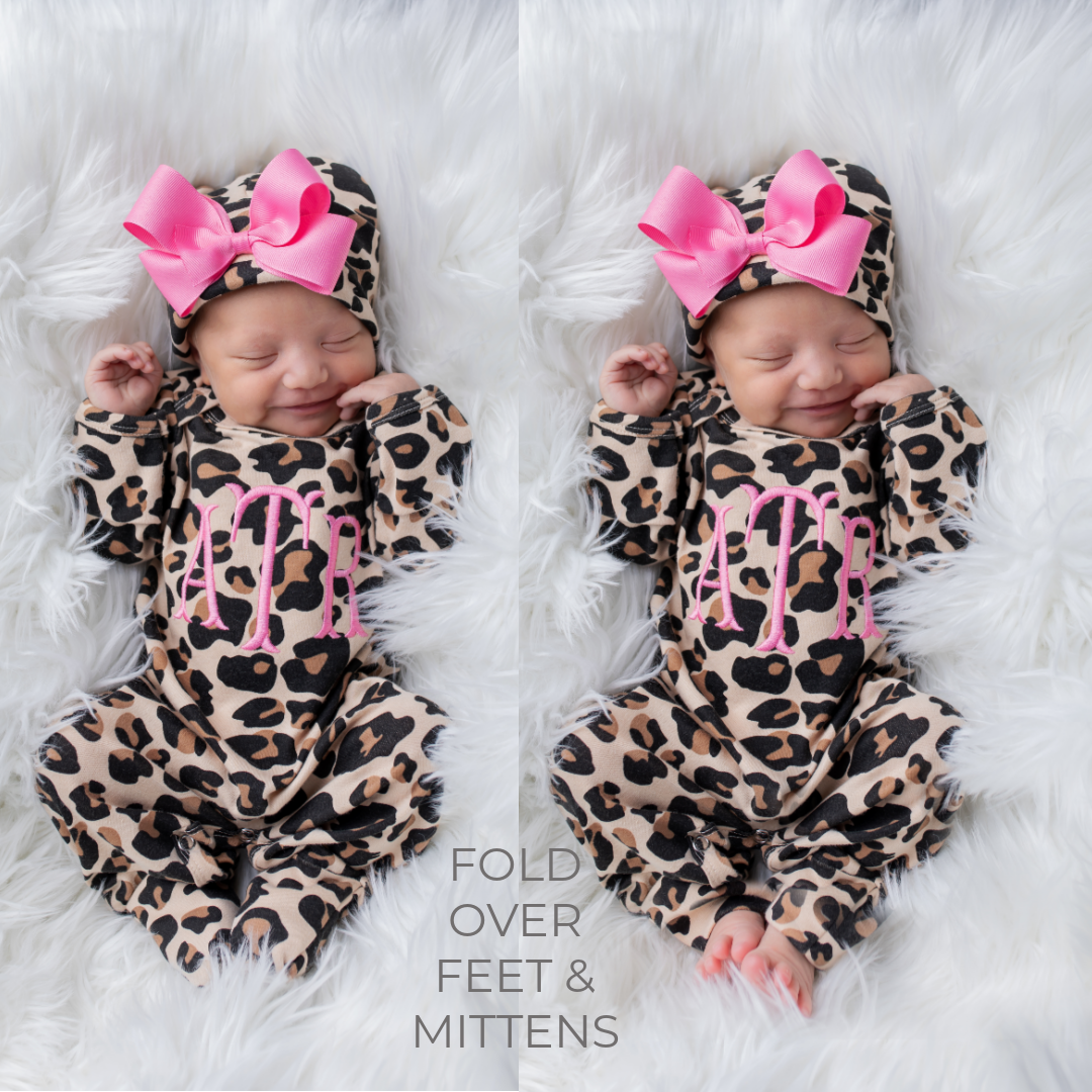 Cheetah print baby girl clothes online