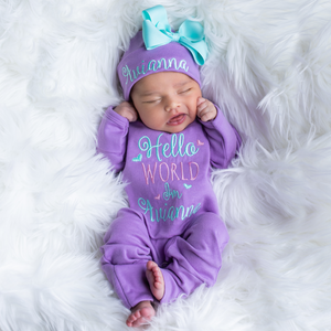 Purple baby outfits online