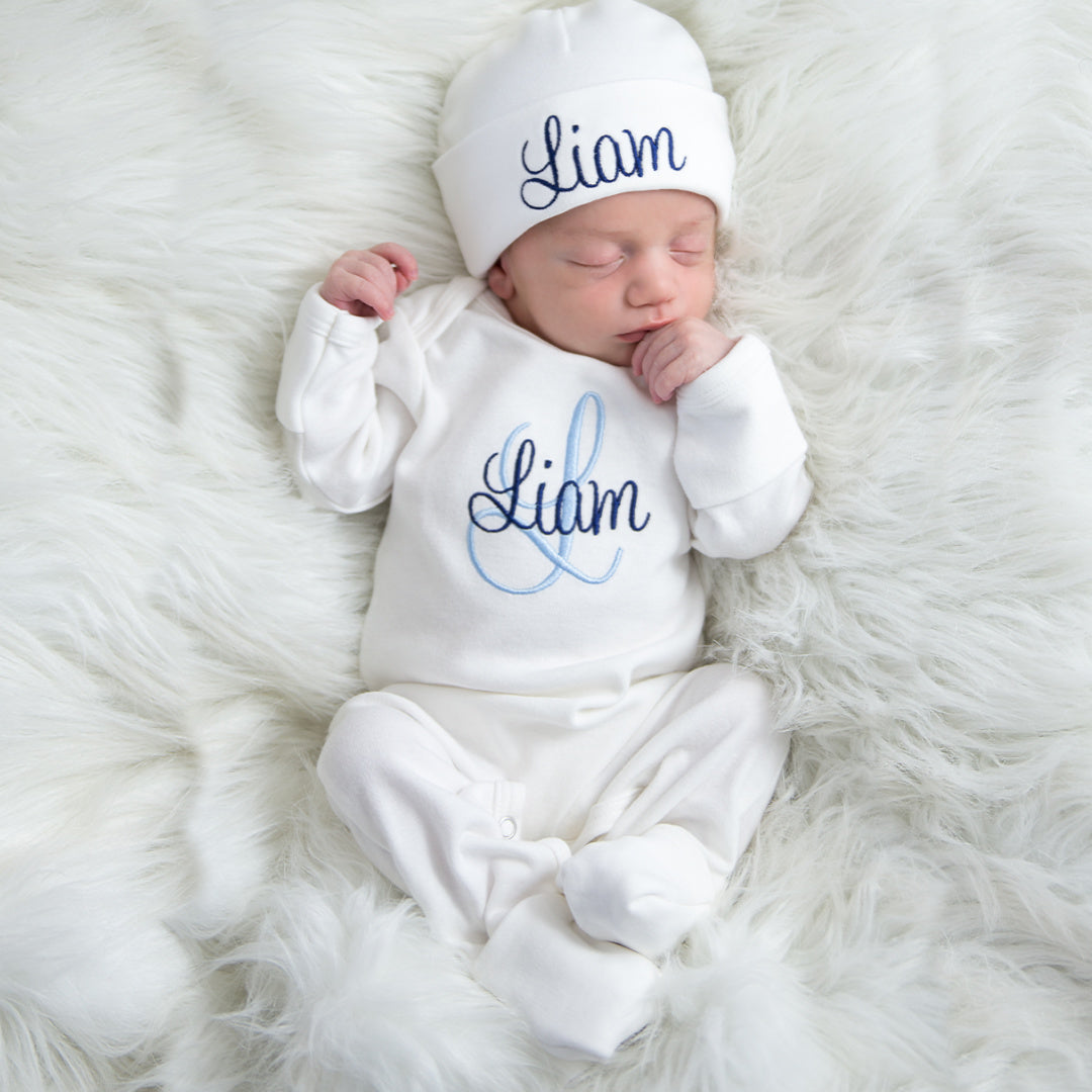 Romper Personalized Baby Boy Coming Home Outfit New Born Clothes