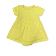 Personalized  Baby Girl Dress - Yellow