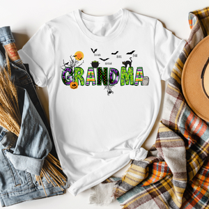 Personalized Grandma Halloween  T Shirt
