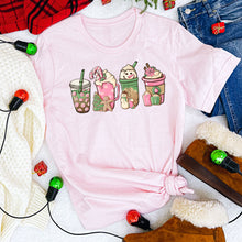 Christmas Drinks  - Christmas  T Shirt Pink Cups