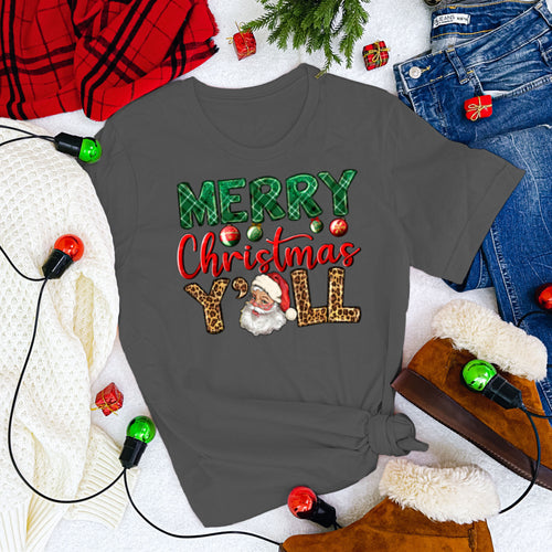 Merry Christmas Y'ALL- Christmas  T Shirt