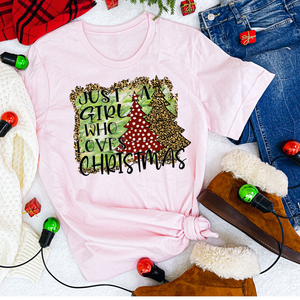 Just A Girl Who Loves Christmas Women's  T Shirt