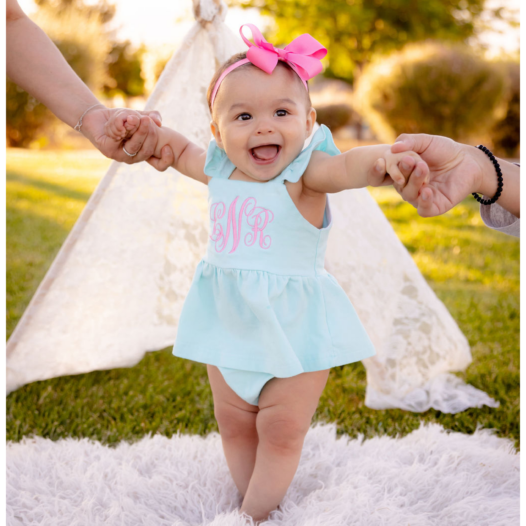 First birthday hot sale outfit girl summer