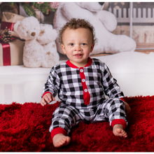 Girls Personalized Christmas Pajamas - Buffalo Plaid