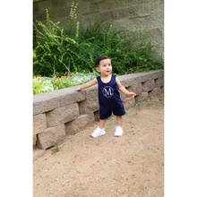 Monogrammed Baby Boy Summer Outfit