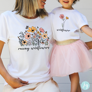 Matching Mommy and Me Mother's Day Shirts - Raising Wildflowers