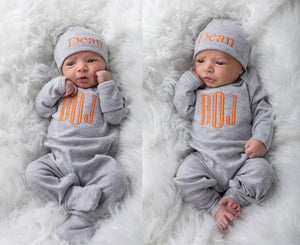Baby Boy Personalized Coming Home Outfit