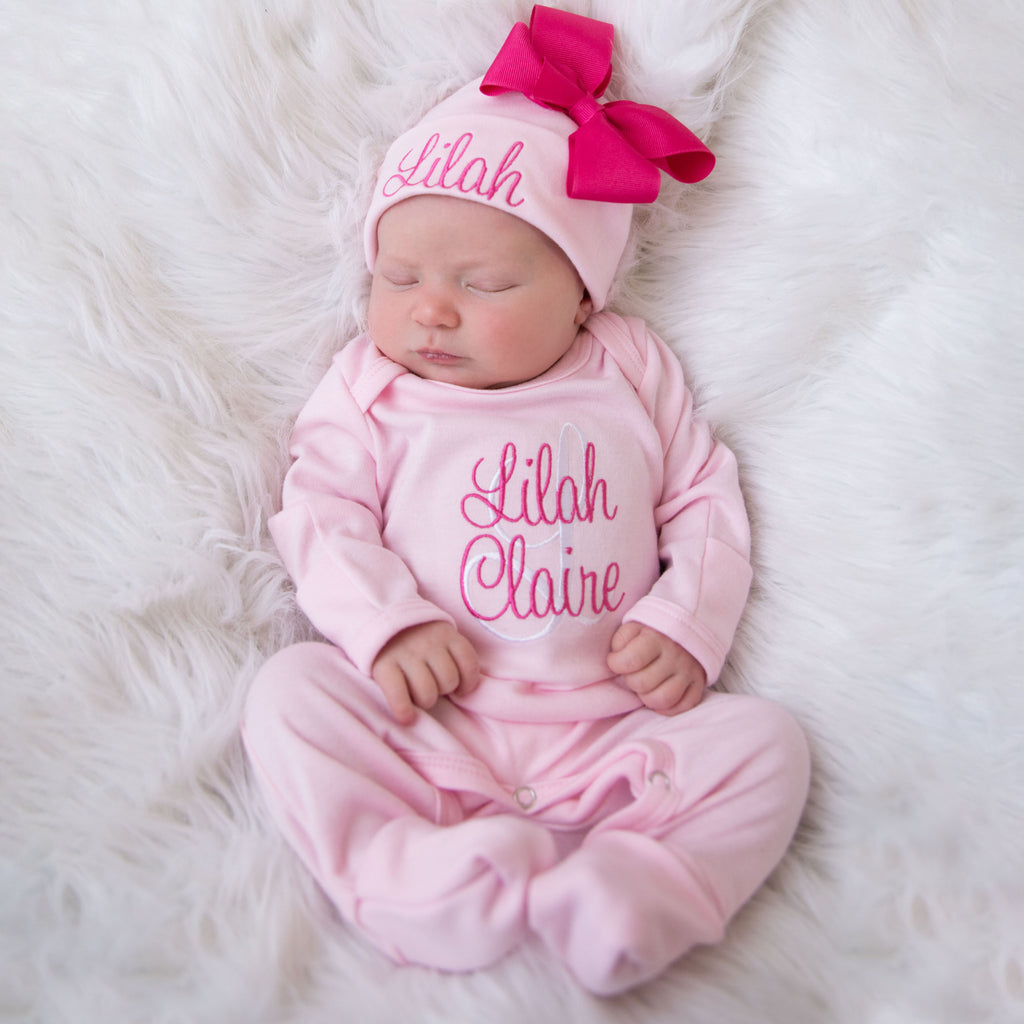 Infant pink sale outfits