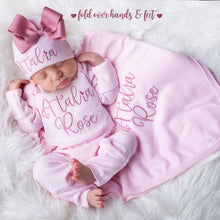 3 Piece Baby Girl Gift Set with Blanket
